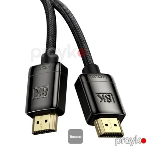 Baseus High Definition Series WKGQ000001 HDMI 2.1 8K Kabel 1M — Bakı