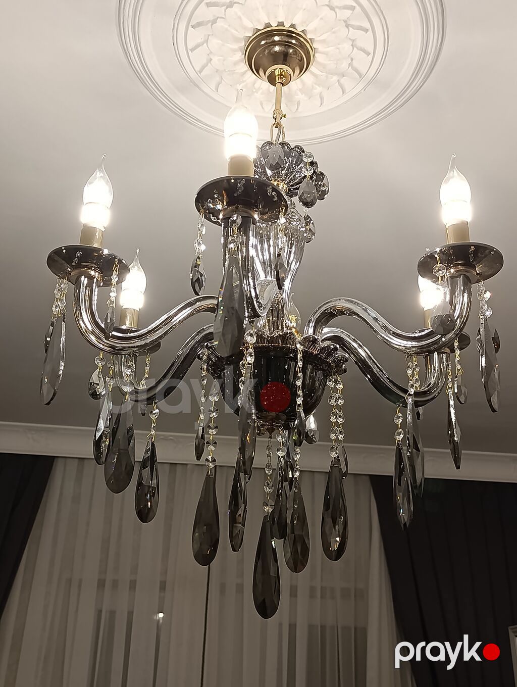 Çılçıraq, 6 lampa, Metal — Tavan is?qlar? v? cilc?raqlar, Bakı (3)