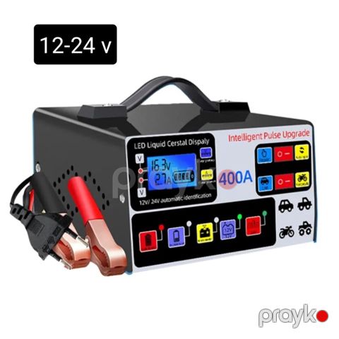 Professional Akkumulyator Doldurucu və Start Cihazı (12V/24V - 400A) — Bakı