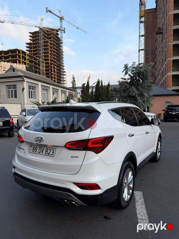 Hyundai Santa Fe, 2.0 L, 2018 il, 145 000 km — Avtomobillər, Bakı (6)