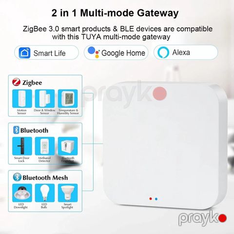 Mərkəzi nəzarət modulu Tuya Zigbee 3.0 & BLE & SigMesh Multi-mode Gateway — Bakı