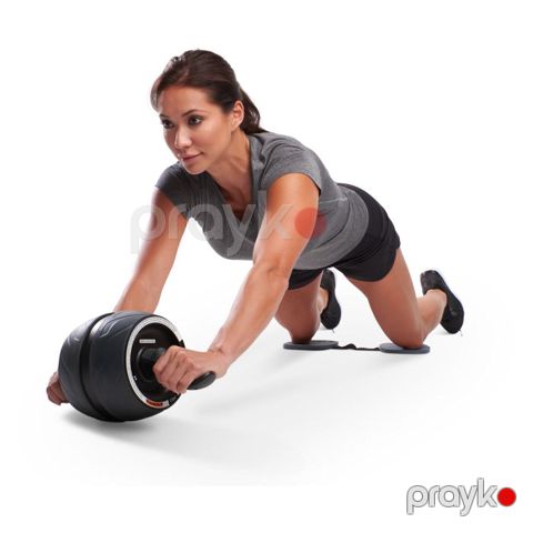 Kinetik Qarın və Qol Məşq Aparatı – Karbon Yaylı Ab Roller Fitness Cihazı — Bakı