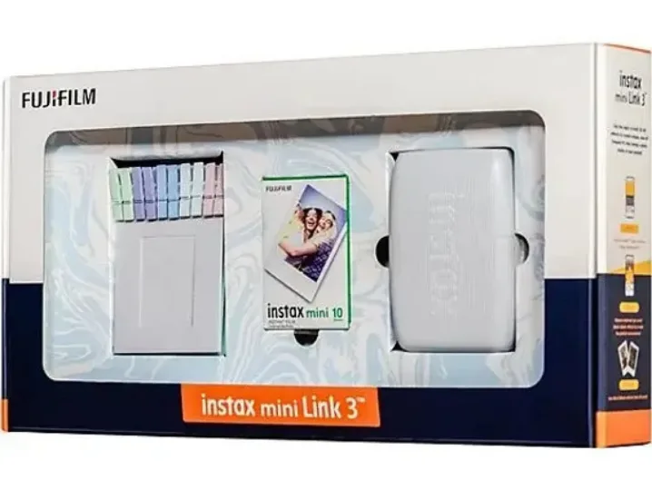 Fotoaparat Fujifilm Instax mini Link3 White-Bundle Box — Fotoaparat, Bakı (2)