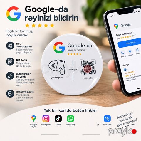 Google NFC Card — Bakı