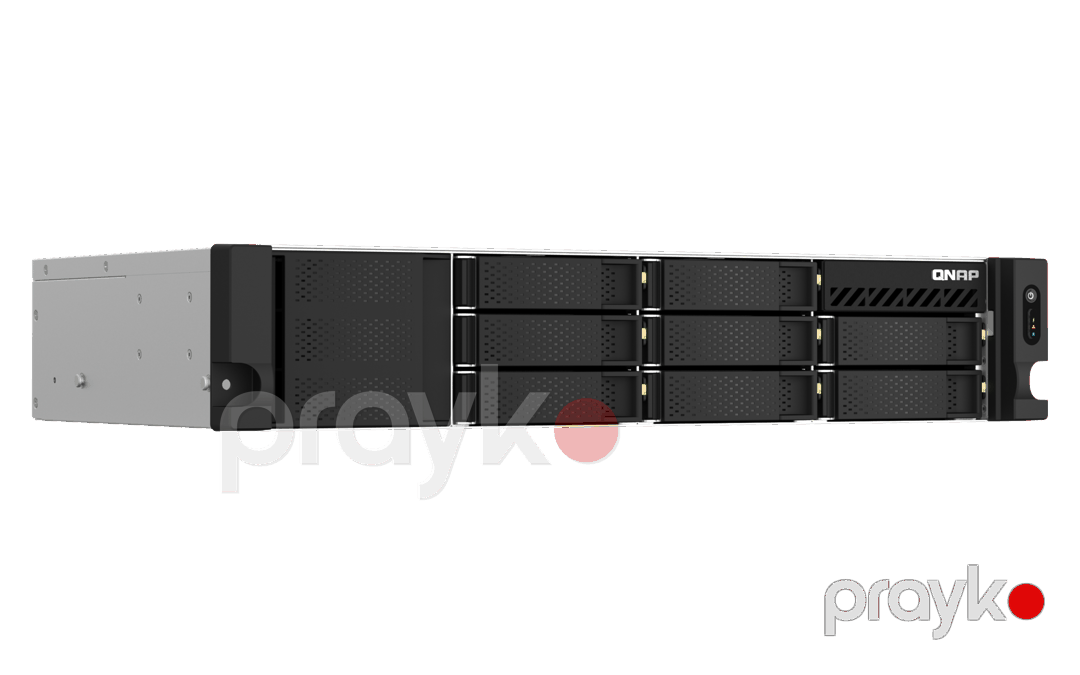 Qnap 8-Bay 2U Short Depth Rackmount NAS Intel Celeron 8GB 2.5GbE EU Edition-(TS-864eU-RP-8G) — Şəbəkə və server avadanlığı, Bakı (4)