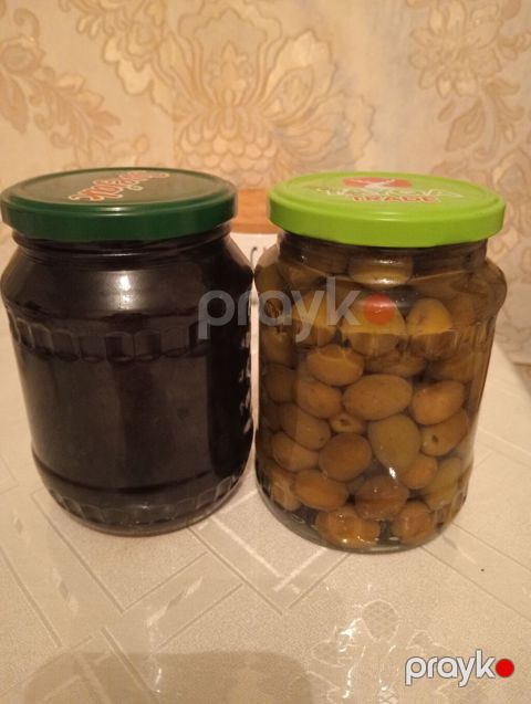Zeytun qəlibləri – 2 banket - 1 ədəd yaşıl zeytun: şüşə bankada — Bakı