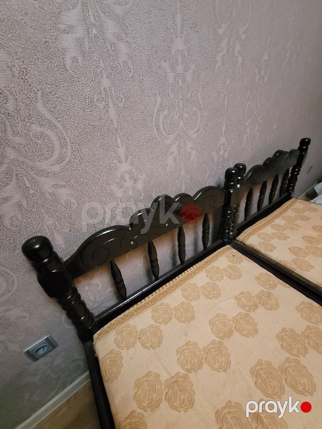 İşlənmiş, İkinəfərlik çarpayı, Bazasız, Matras ilə, Siyirməsiz — Yataqlar, Gəncə (2)