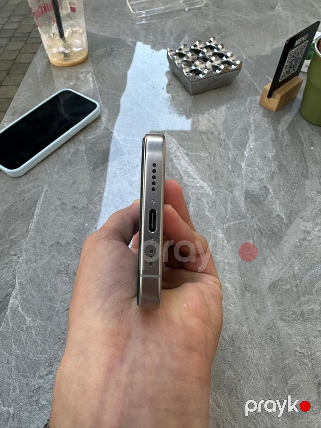 IPhone 16 Pro, 128 GB, Natural Titanium, Simsiz şarj — Apple iPhone, Masazır (4)