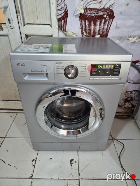 Paltaryuyan maşın LG, 7 kq, İşlənmiş, Avtomat, Qurutma var, Pulsuz çatdırılma, Ödənişli çatdırılma — Bakı