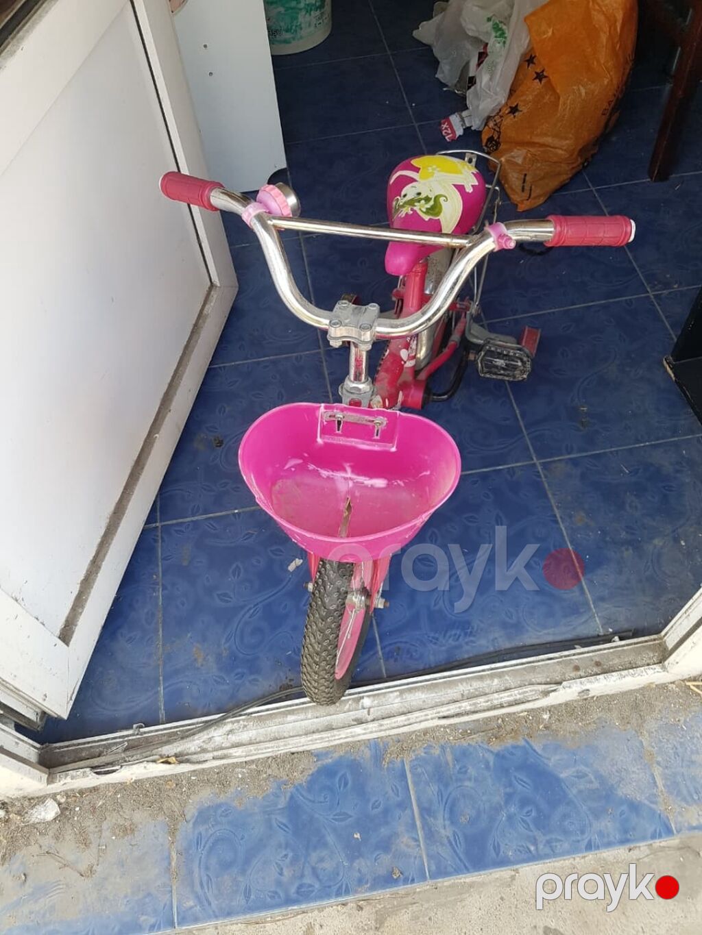 Uşaq velosipedi – qızlar üçün, çəhrayı rəngdə Xüsusiyyətlər: - Təkər — Uşaq velosipedləri, Bakı (4)