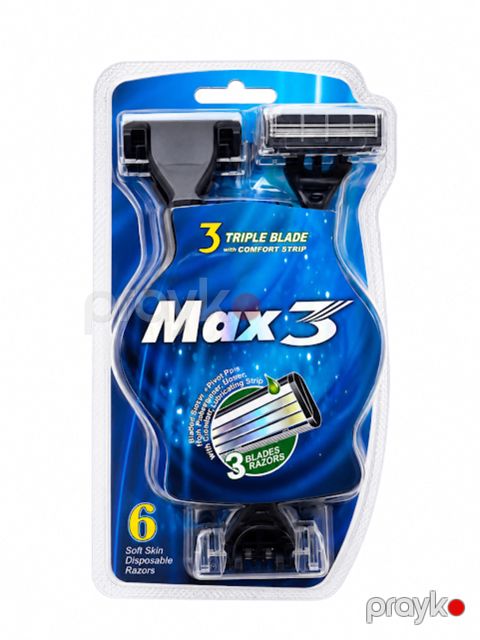 Birdəfəlik ülgüc Max 3 Triple Blade, 2 əd — Bakı
