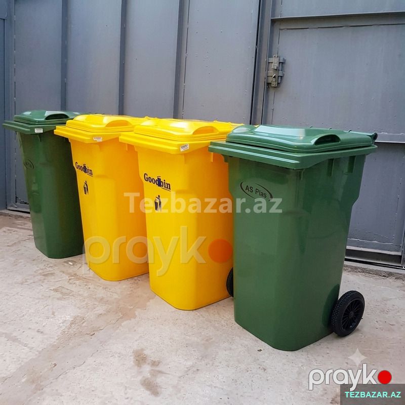 Zibil qabi 360 ltr tekerli — Ev malları, Bakı (3)