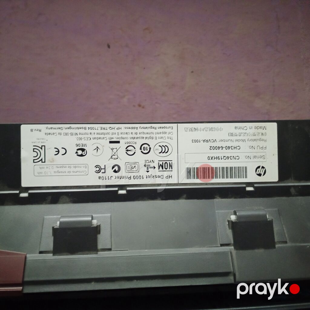 HP Deskjet 1000 Printer J110a (CH340-60002) – rəngli/qarayazma inkjet — Printerləri, Şamaxı (4)