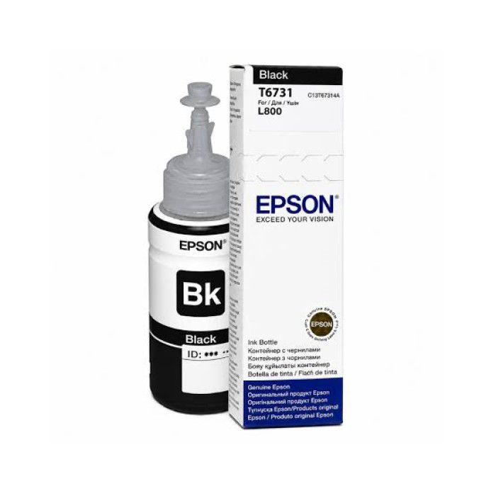 Epson T6731 C13T67314A Black Qara Original Mürəkkəb Şüşəsi 70 ml — Elektronika, Bakı (2)