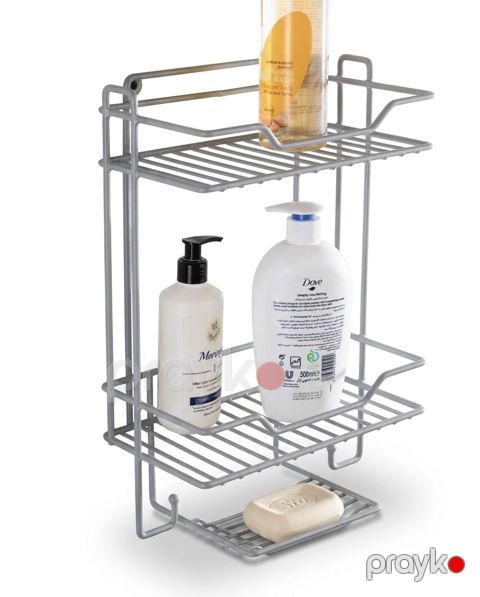 Hamam otağı üçün rəf 62090420, metal, ağ — Bakı
