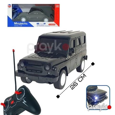 Radio ilə idarə olunan maşın UAZ M377225588-7, qara — Mallar, Bakı (2)