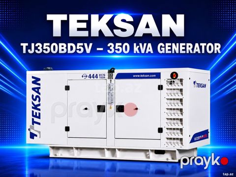 Generator Teksan TJ350BD5V 350 kVA — Bakı