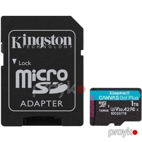 Kingston Canvas Go Plus SDCG3/1TB 1TB microSDXC Yaddaş Kartı — Bakı
