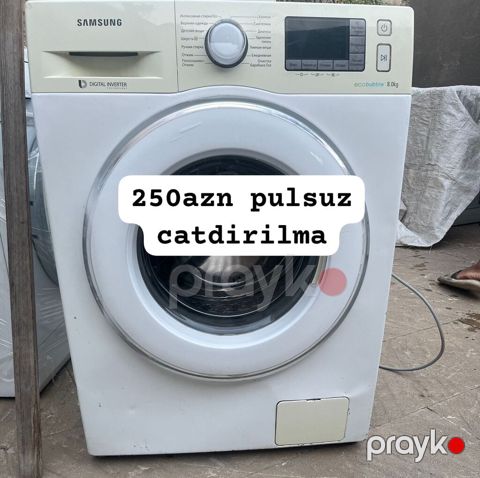 Samsung paltaryuyan maşın – EcoBubble, 8 kq - Ön yükləməli model — Bakı