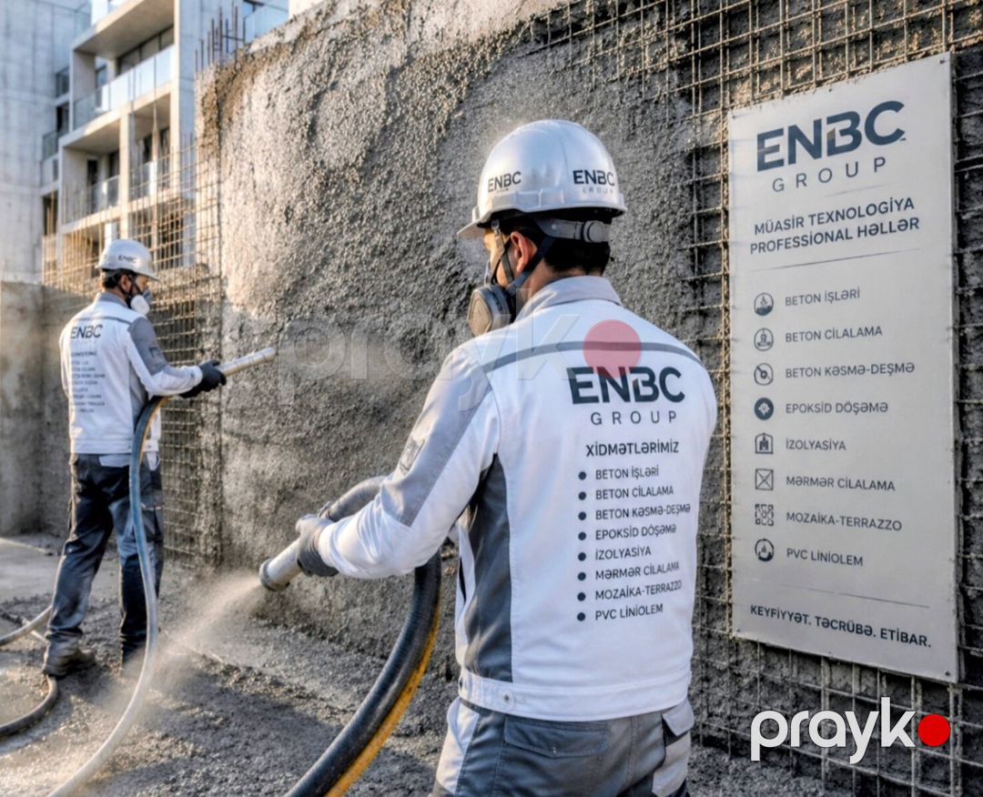 Torkret beton püskürtmə — Təmir və inşaat, Bakı (4)