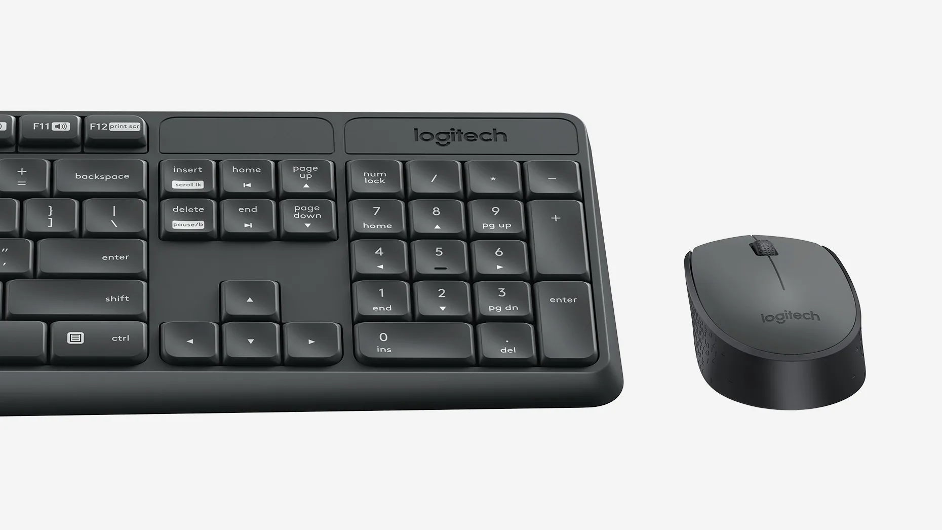 Klaviatura Logitech MK235 Wireless Keyboard and Mouse Combo Grey — Mallar, Bakı (2)