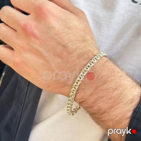 Qolbaq kişilər üçün slvbj_100482, gümüş 925 əyar — Bakı
