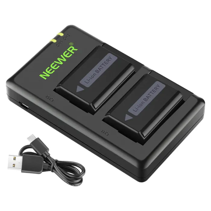 Neewer NP-FW50 İkili Batareya və USB Adapter Dəsti — Bakı