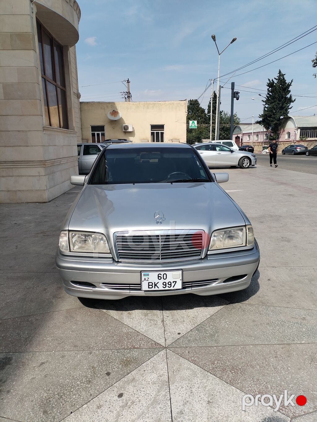 Mercedes-Benz C-Class (W202) sedan – gümüşü rəng - Kuzov: 4 qapılı — Avtomobillər, Tovuz (2)
