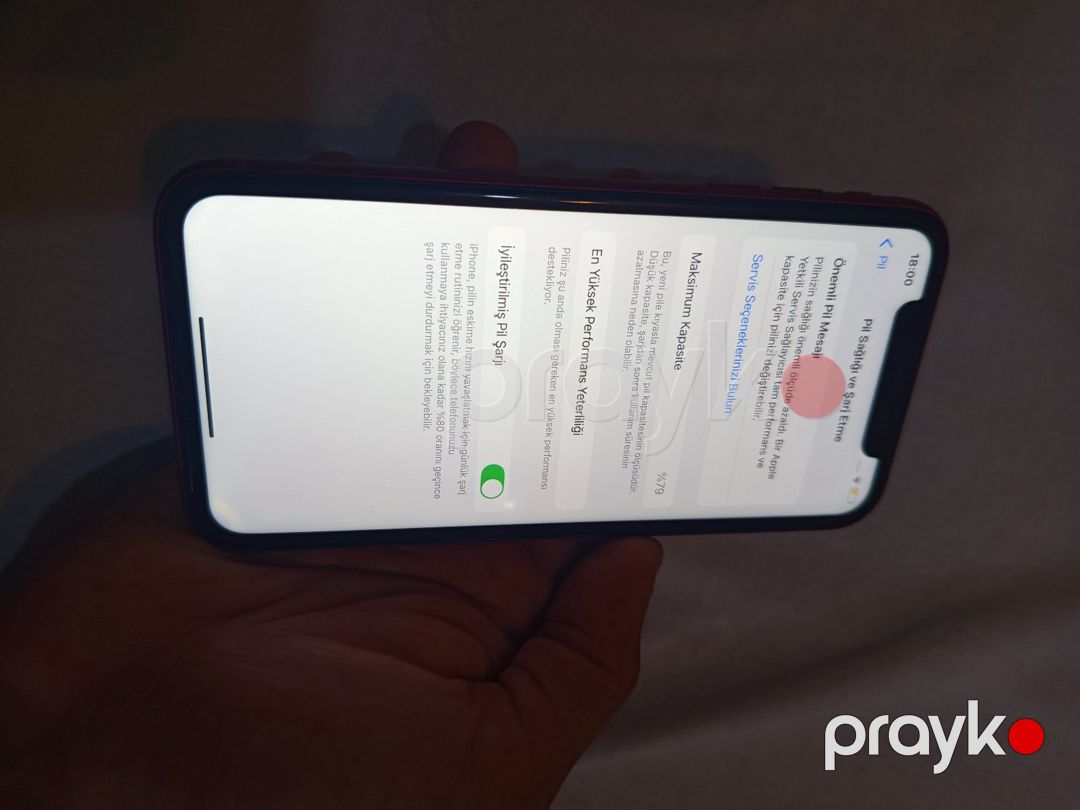 Apple iPhone XR Red 64GB/3GB — Smartfonlar, Bakı (8)