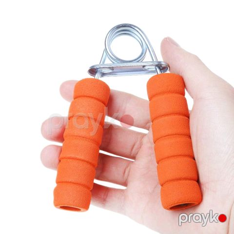 Espander 7545_64, rezin/metal, gümüşü/narıncı — Bakı