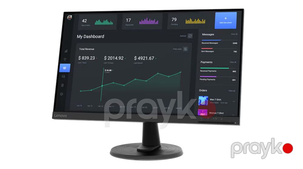 Monitor Lenovo C24-40/ 23.8″ FHD (63DCKAT6EU) — Monitorlər, Bakı (2)