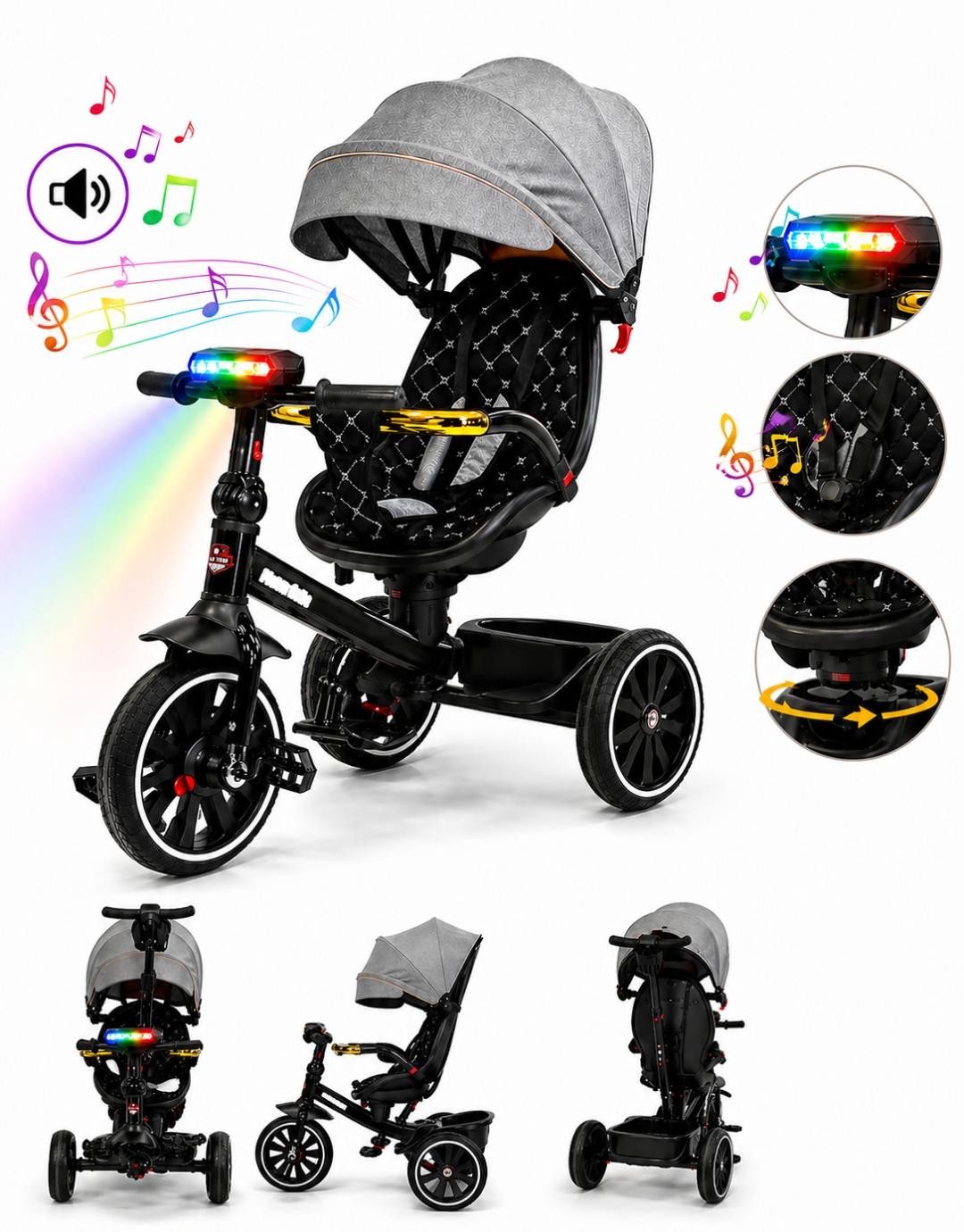 Uşaqlar üşün Üçtəkərli velosiped ABC_188, işıqlı/musiqili — Mallar, Bakı (2)