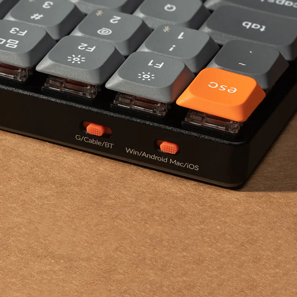 K1 Max Gateron White Backlight Brown Switch Keyboard(K1M-A3Z-AZ) — Klaviaturalar və siçanlar, Bakı (2)