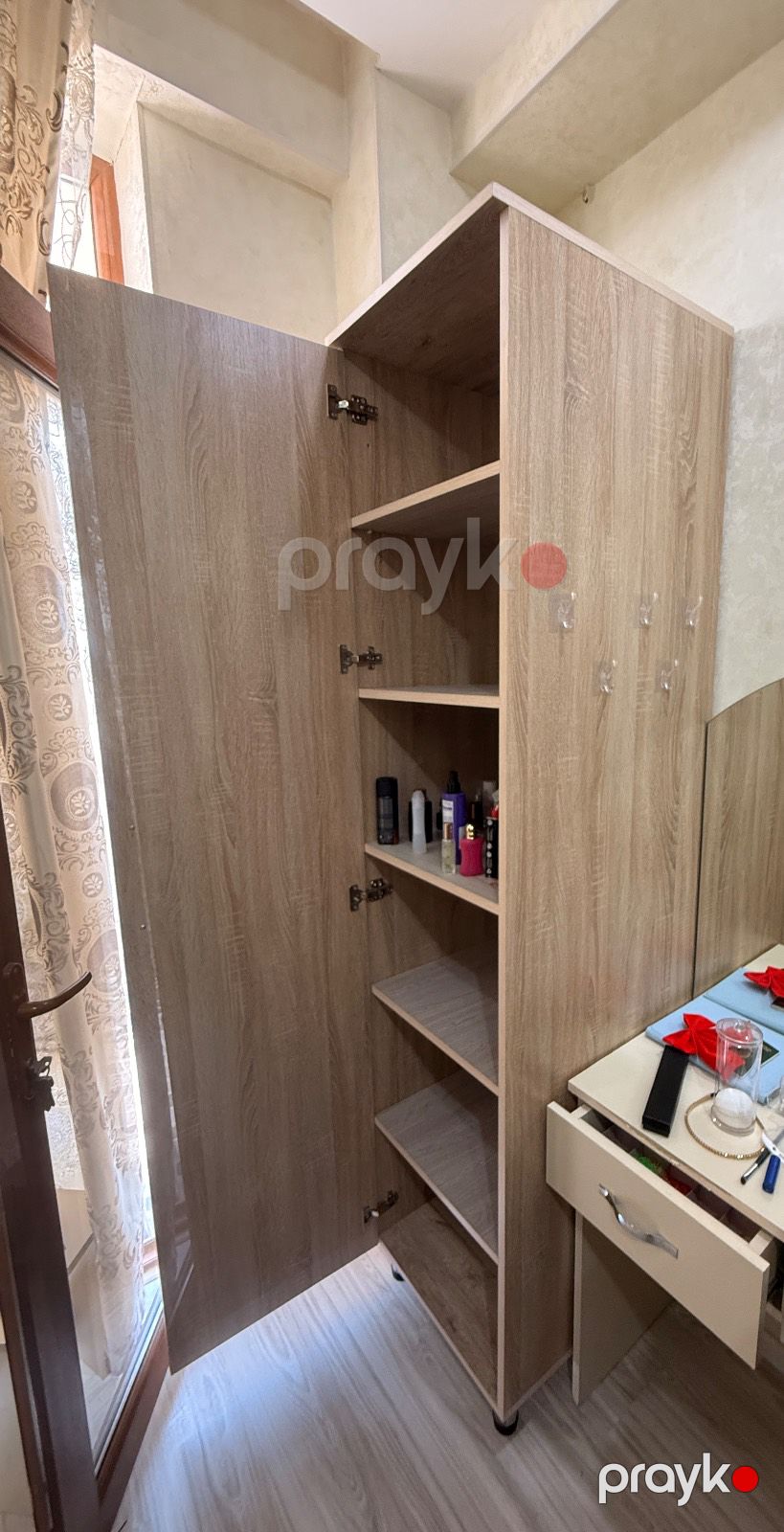 Tək qapılı, açıq reng şkaf — Mebel, Bakı (2)
