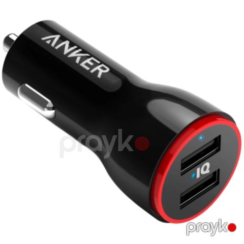 Anker PowerDrive 2 24W 2-Port USB Avtomobil Şarj Cihazı (A2310)