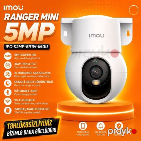 Imou Ranger Mini 5MP Wifi kamera Wifi kamera 5 mp Imou Ranger Mini — Bakı