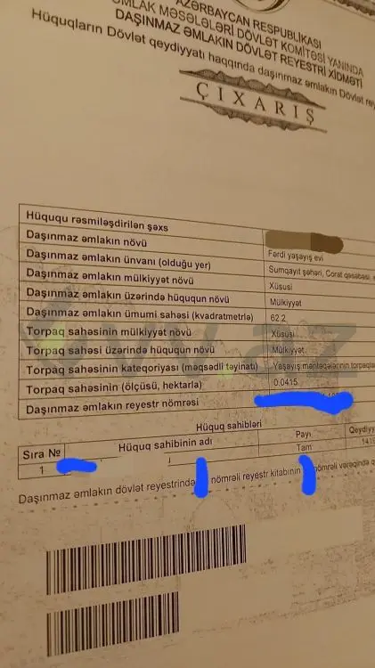 4 sot Torpaq Satılır, Corat köhnə Sumqayıt — Torpaq, Sumqayıt (6)