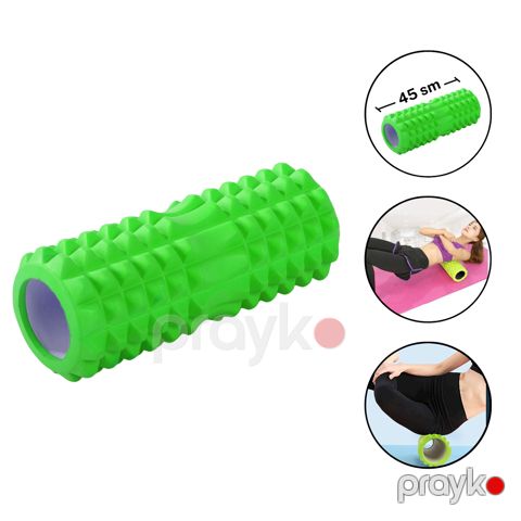 Tikanlı masaj roliki Gymnic 1003, yaşıl, 45 sm — Bakı