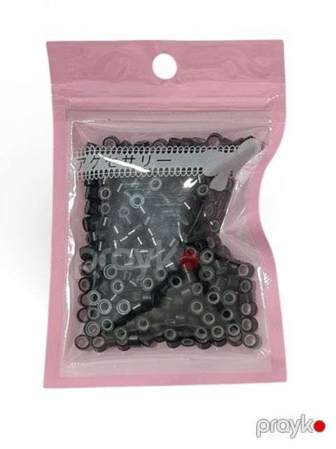 Saç qaynağı üçün rezinli muncuqlar 8290, qara — Bakı