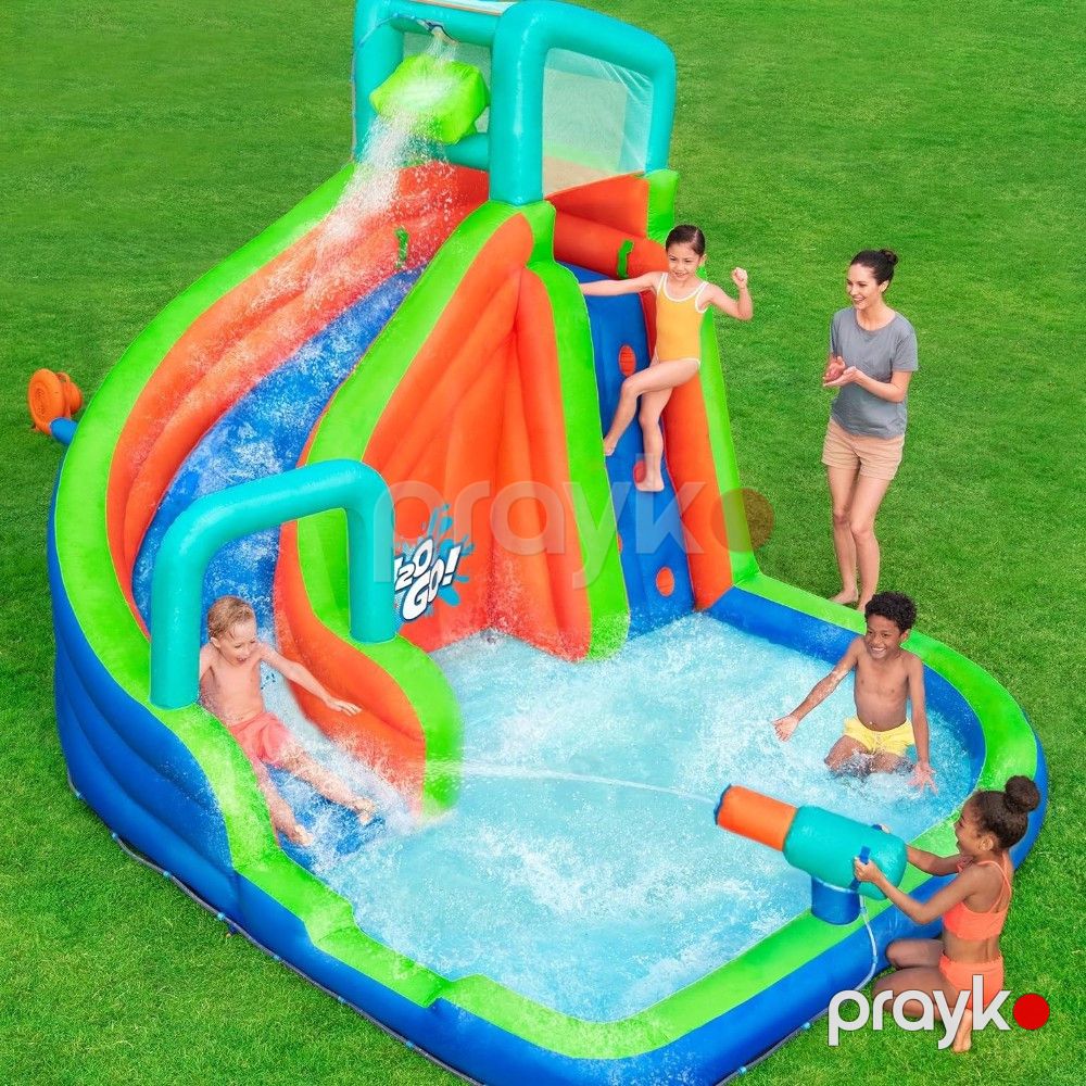 Su oyun mərkəzi Supertoys Aquapark Bestway 53408, 1130 L, rəngbərəng — Hovuzlar, Bakı (2)
