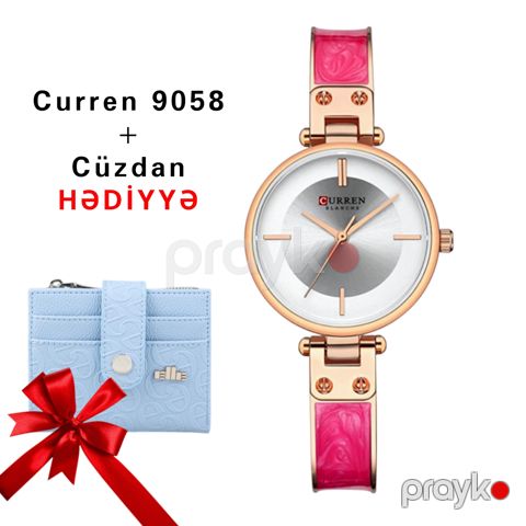 Qadın qol saatı Curren 9058Pink — Bakı