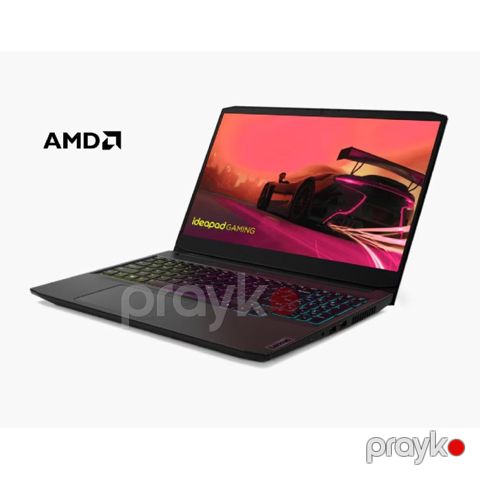 Lenovo Gaming Laptop Ryzen 5 5500H 16GB DDR4 512GB NVMe SSD RTX 2050 4GB 15.6 FHD IPS 144Hz FreeDos Shadow Black — Bakı