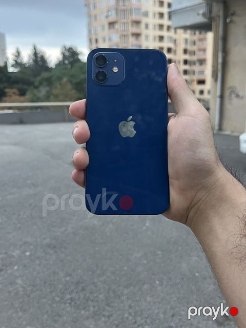 IPhone 12, 64 GB, Göy, Face ID — Bakı