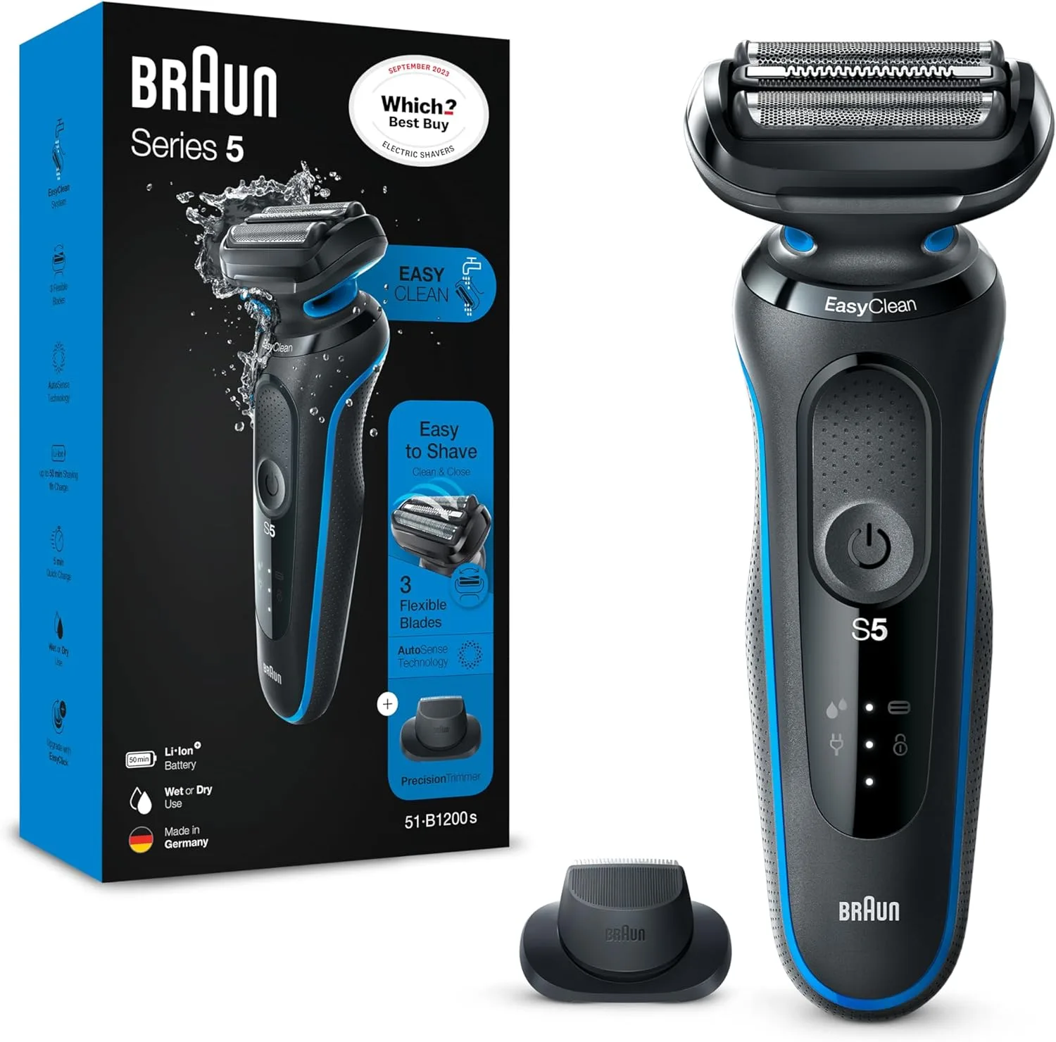 Üzqırxan Braun Shaver 51-B1200s BLU — Gözəllik və sağlamlıq, Bakı (2)