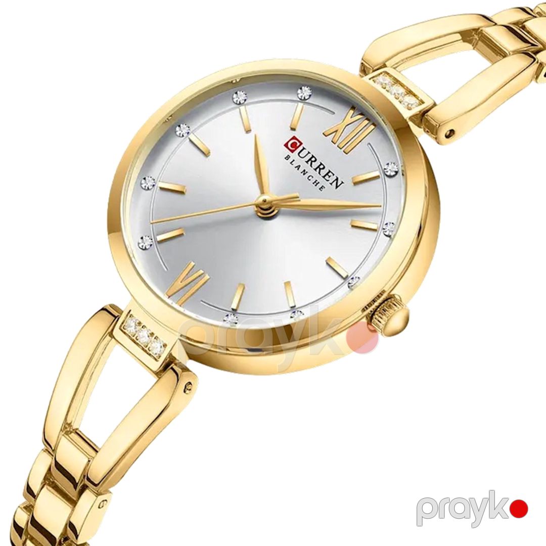 Qol saatı qadınlar üçün Curren C 9092 Gold/White — Mallar, Bakı