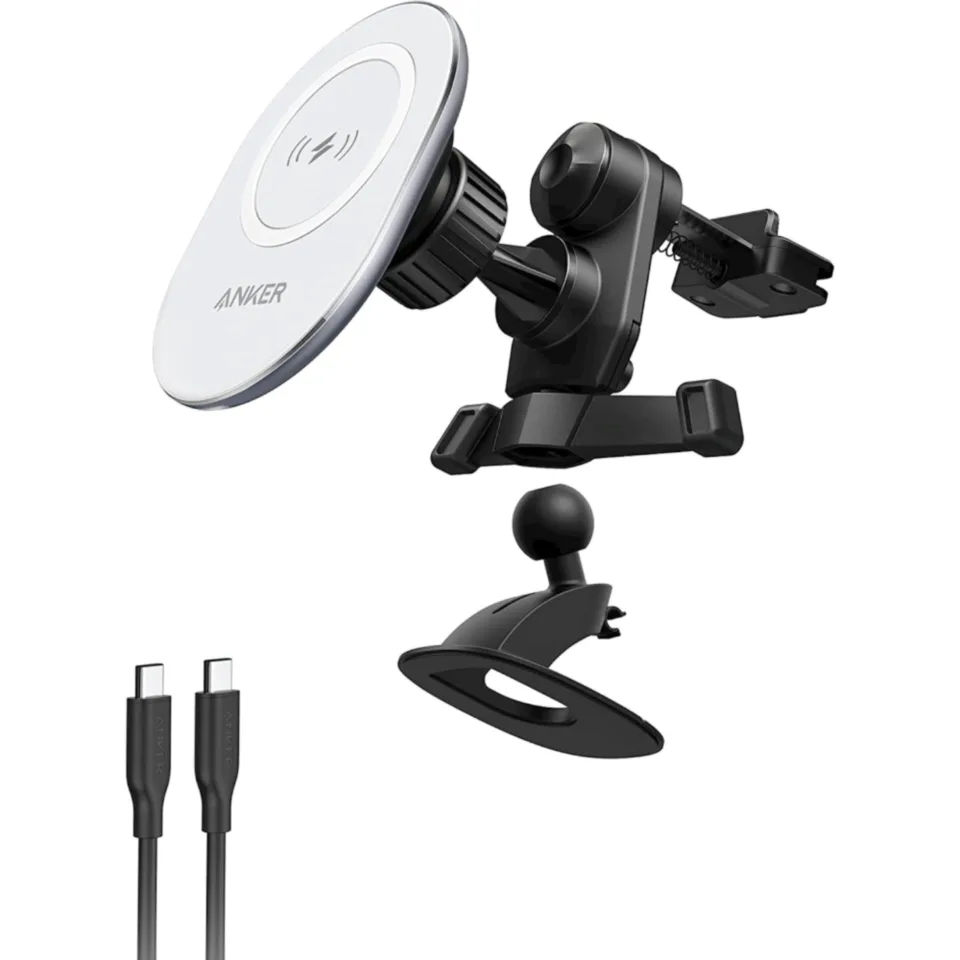 Avtomobil üçün telefon tutacağı Anker PowerWave Magnetic Charging Car Mount (A2931HW1) — Mallar, Bakı (3)
