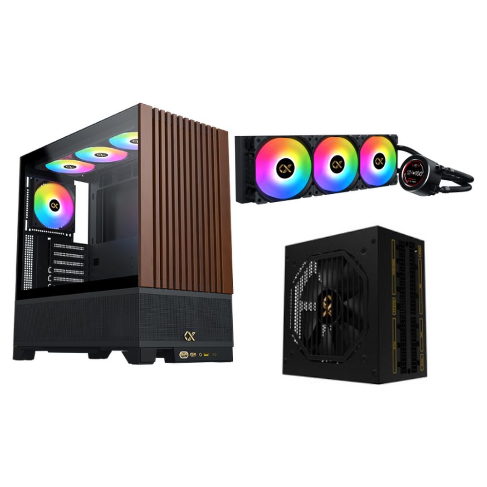 Dəst: Xigmatek Endorphin WD + Frozr-o II 360 AIO Liquid Cool + Xigmatek Titan 1200W — Komponentlər, Bakı