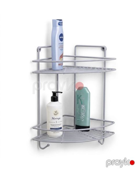 Hamam otağı üçün rəf 24495660, metal, boz — Bakı