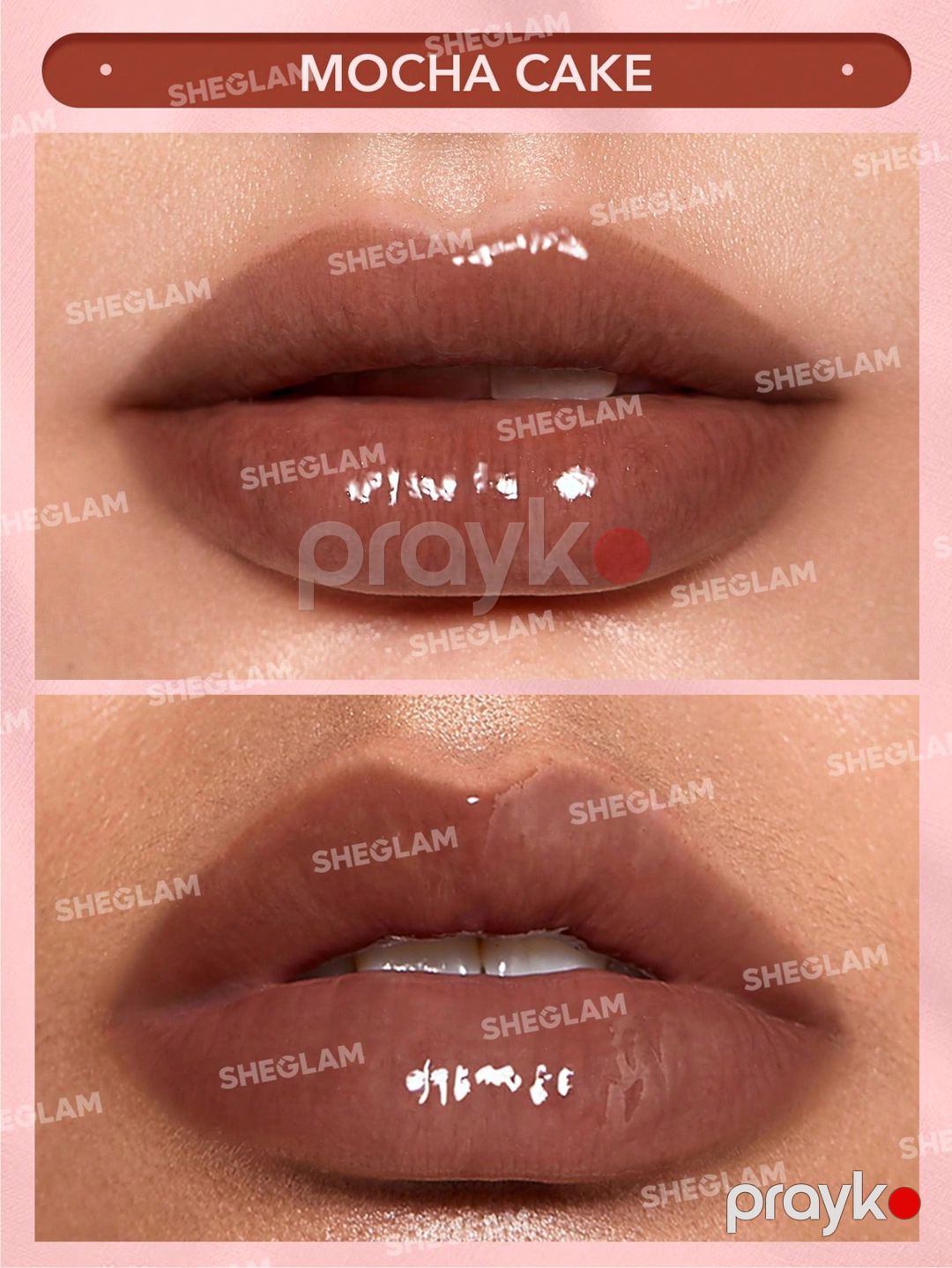 Parıldadıcı dodaq üçün Sheglam Glaze Daze Mocha Cake — Mallar, Bakı (2)
