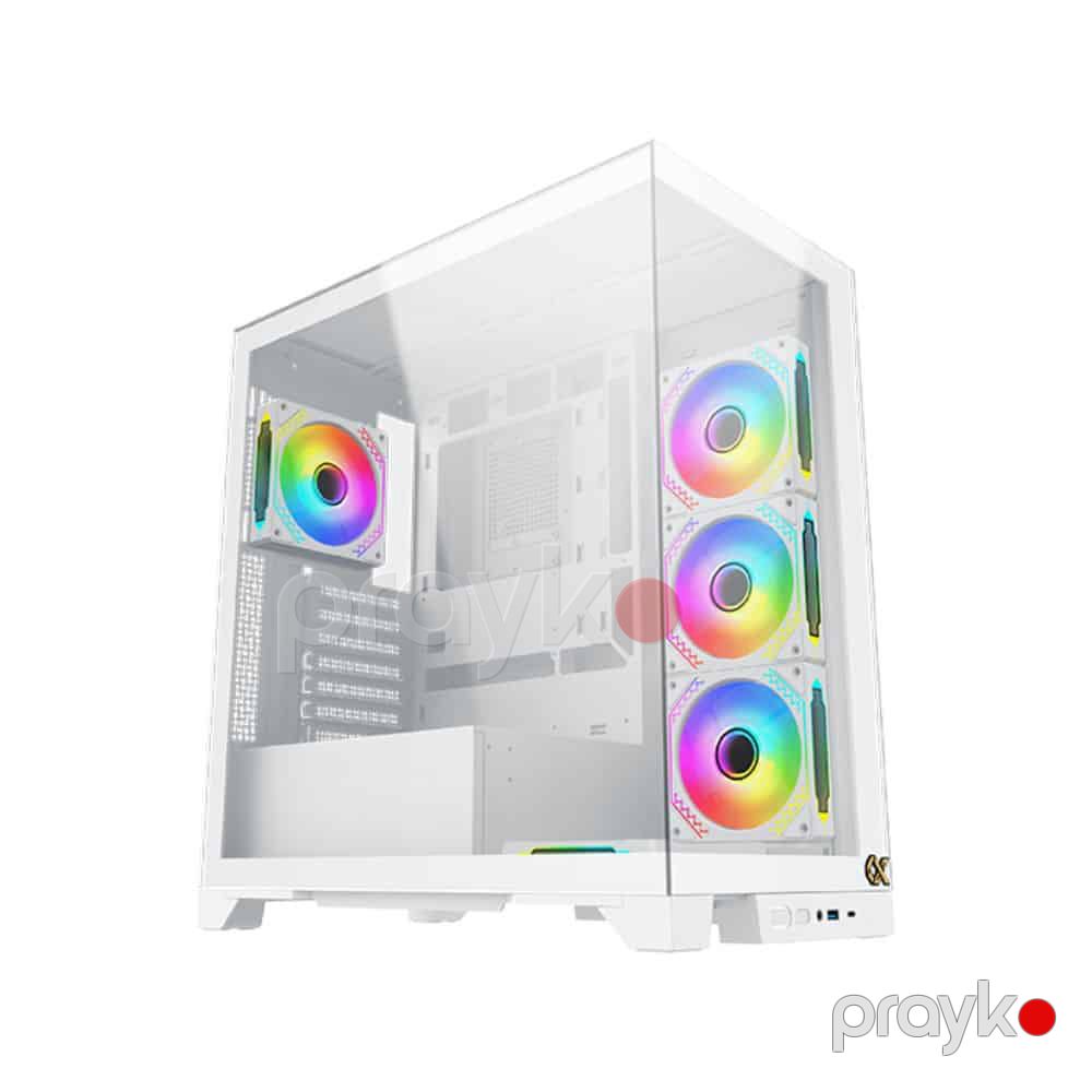 Xigmatek Kombo – Xigmatek Endorphin Ultra Arctic Case + Xigmatek Frozr-o II Arctic 360 Liquid Cooler (XIG-CC-120) — Komponentlər, Bakı (2)
